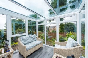 glass conservatory roof